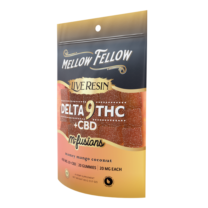 Live Resin delta 9 CBD gummies mamey mango coconut