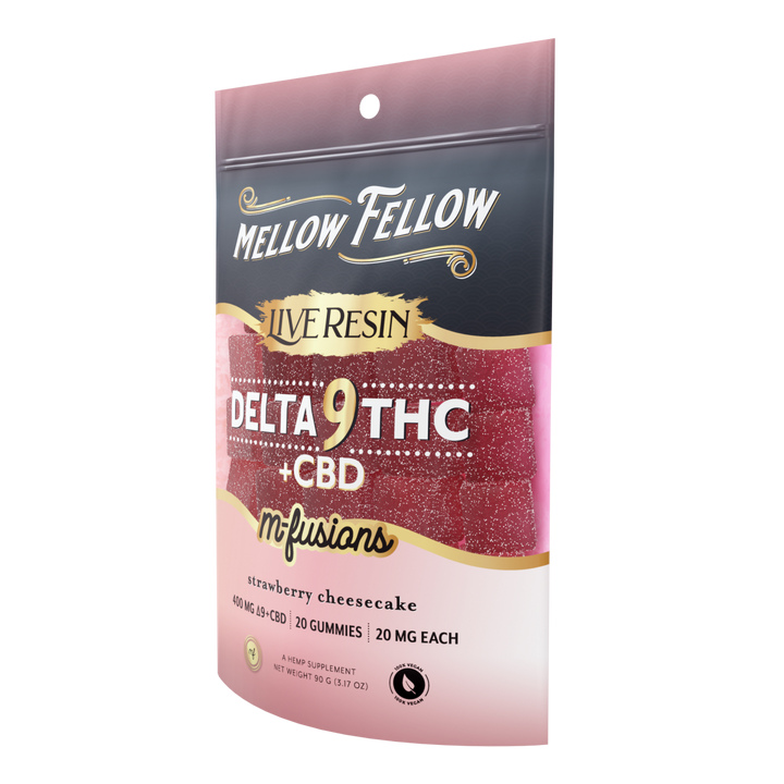 Delta 9 Live Resin Edibles 400mg - Strawberry Cheesecake