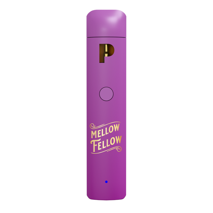 THCp 0.5g Disposable Vape - Granddaddy Purp (Indica) - Mellow Fellow