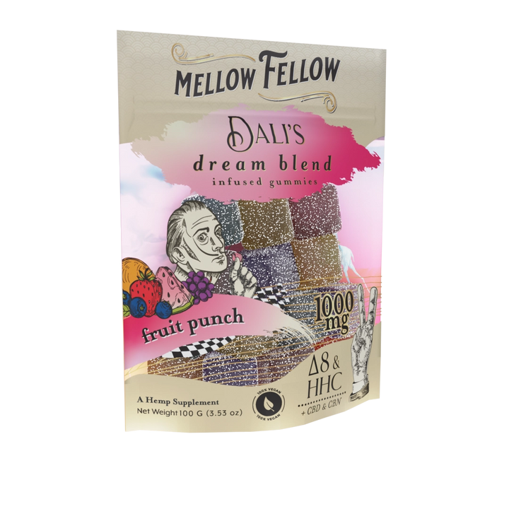 D8, CBD, CBN, HHC delta 8 infused gummies fruit punch