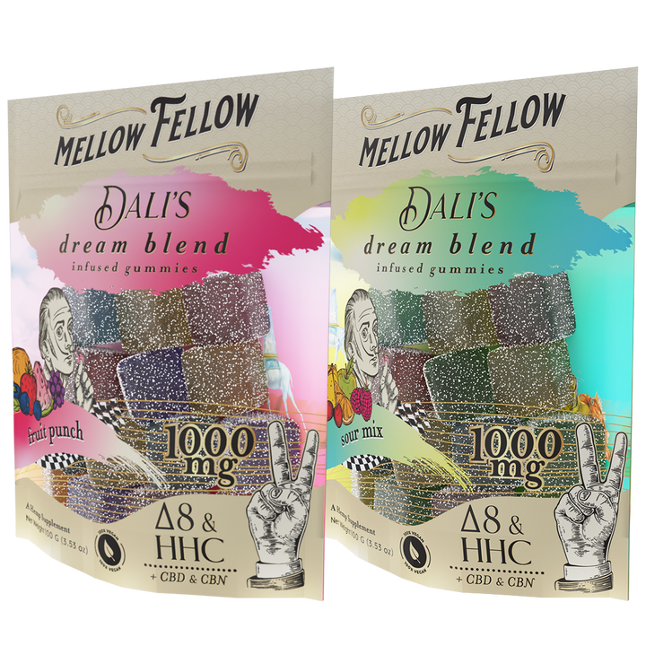 dream blend D8, CBD, CBN, HHC delta 8 infused gummies edibles sour punch