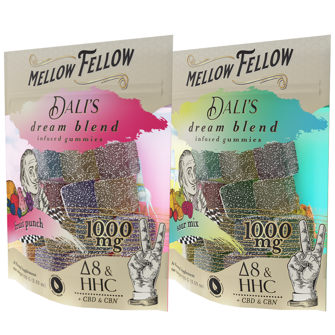 dream blend D8, CBD, CBN, HHC delta 8 infused gummies edibles sour punch