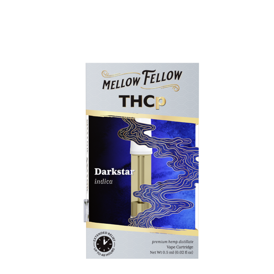 THCp 0.5ml Vape Cartridge - Darkstar (Indica) - Mellow Fellow