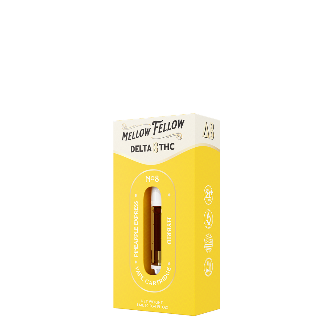 Delta 8 1ml Vape Cartridge - Pineapple Express (Hybrid)