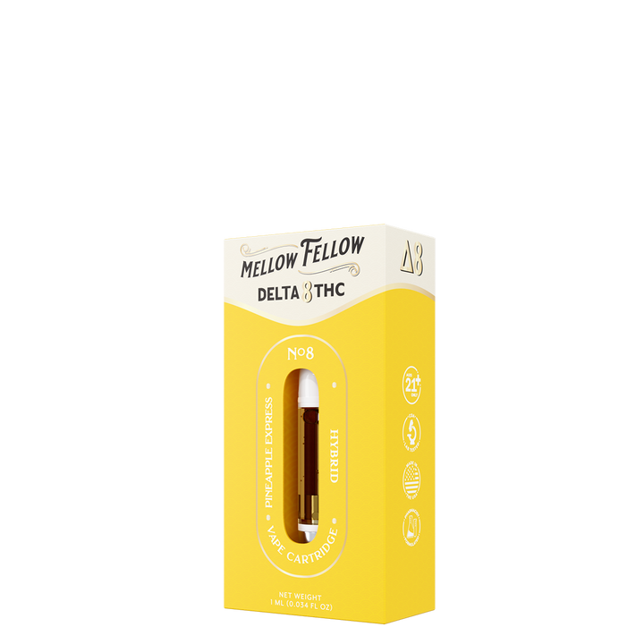 Delta 8 1ml Vape Cartridge - Pineapple Express (Hybrid)
