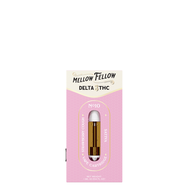 Delta 8 1ml Vape Cartridge - Strawberry Cough (Sativa)