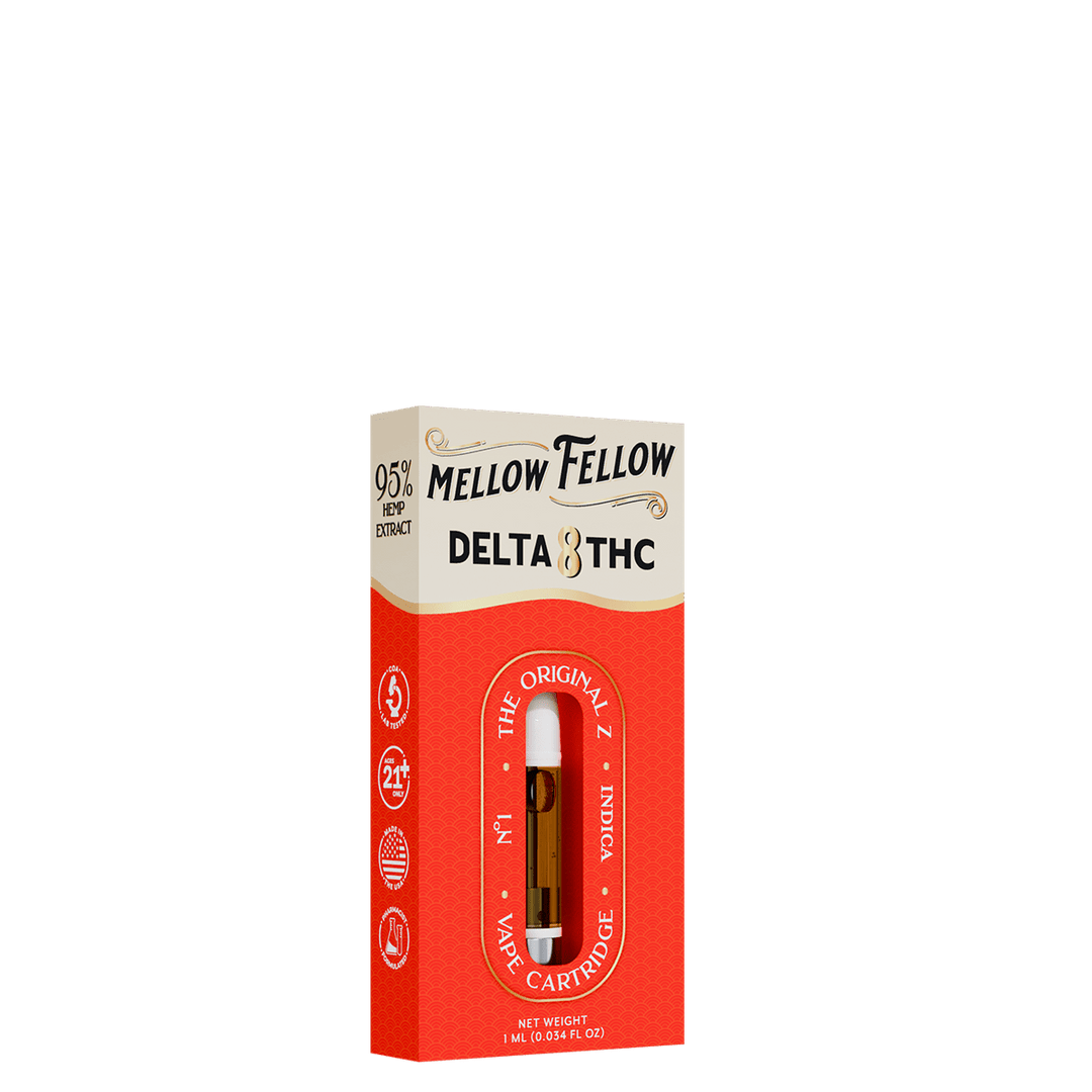 Delta 8 1ml Vape Cartridge - The Original Z (Indica) - Mellow Fellow