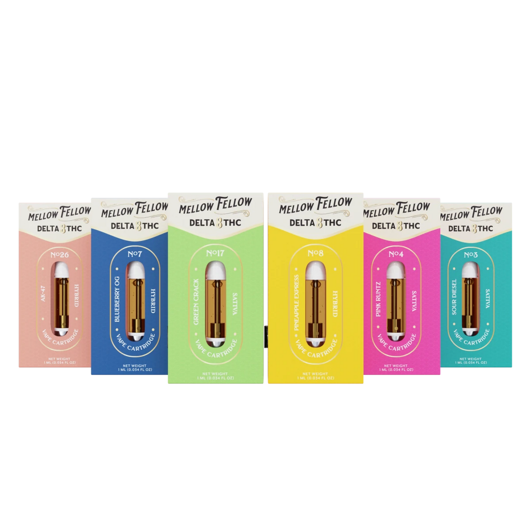 Delta 8 1ml Vape Cartridge Sampler 6 Pack