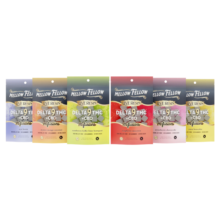 Delta 9 Live Resin Edibles 400mg Bundle (6 Pack) - Mellow Fellow