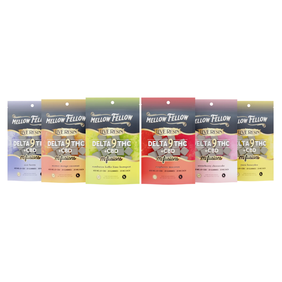 Delta 9 Live Resin Edibles 400mg Bundle (6 Pack) - Mellow Fellow