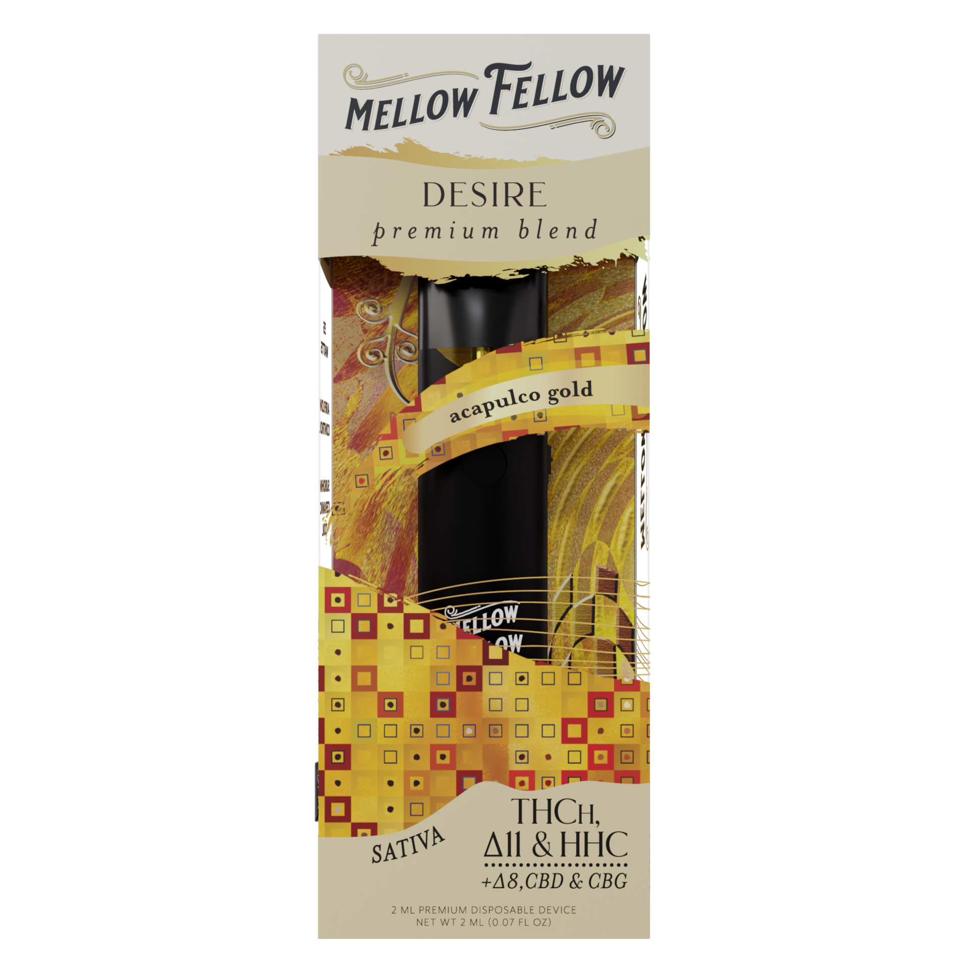Shop Mellow Fellow 2 gram Desire Blend Live Resin Disposable Vape