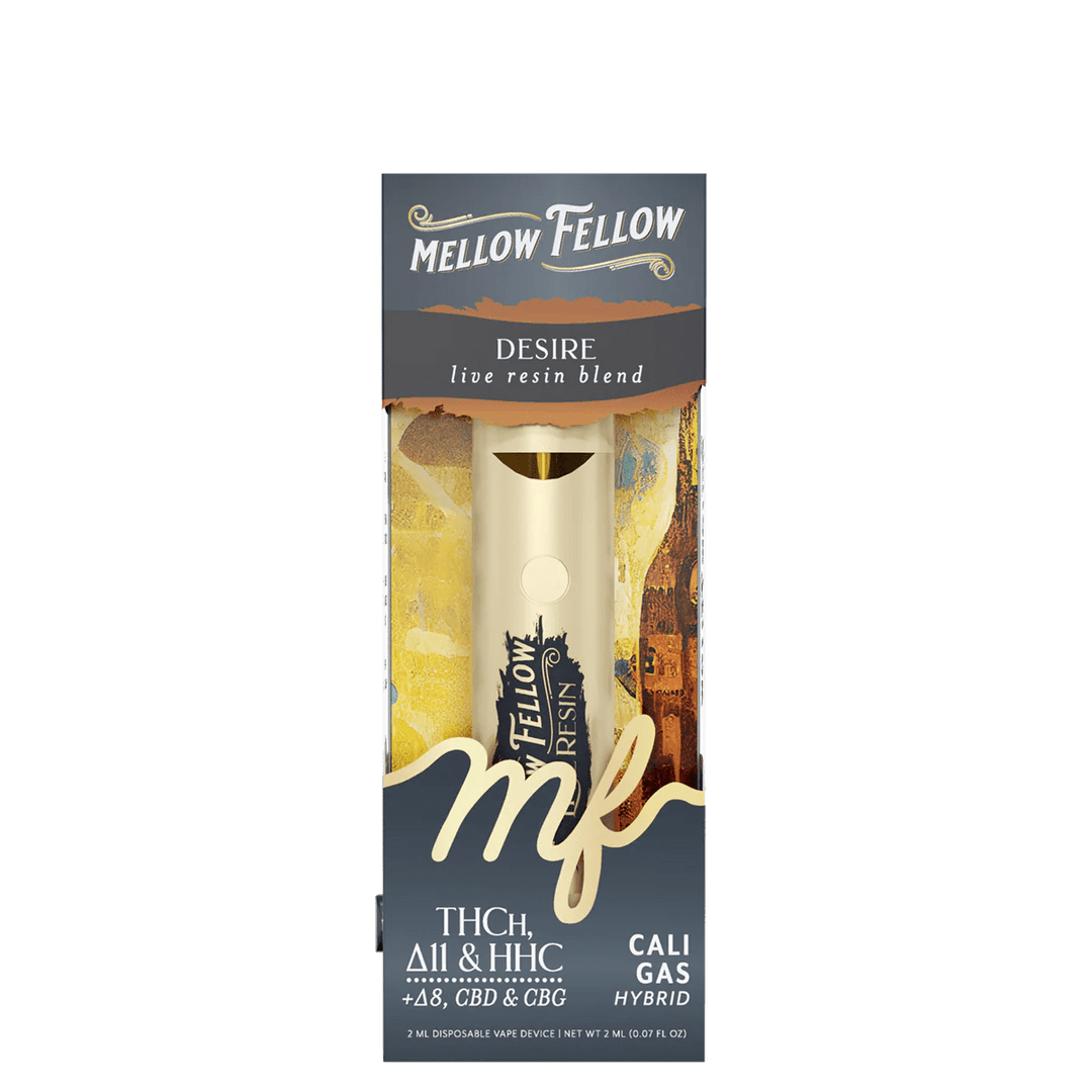 Desire Blend 2ml Live Resin Disposable Vape - Cali Gas (Hybrid) - Mellow Fellow