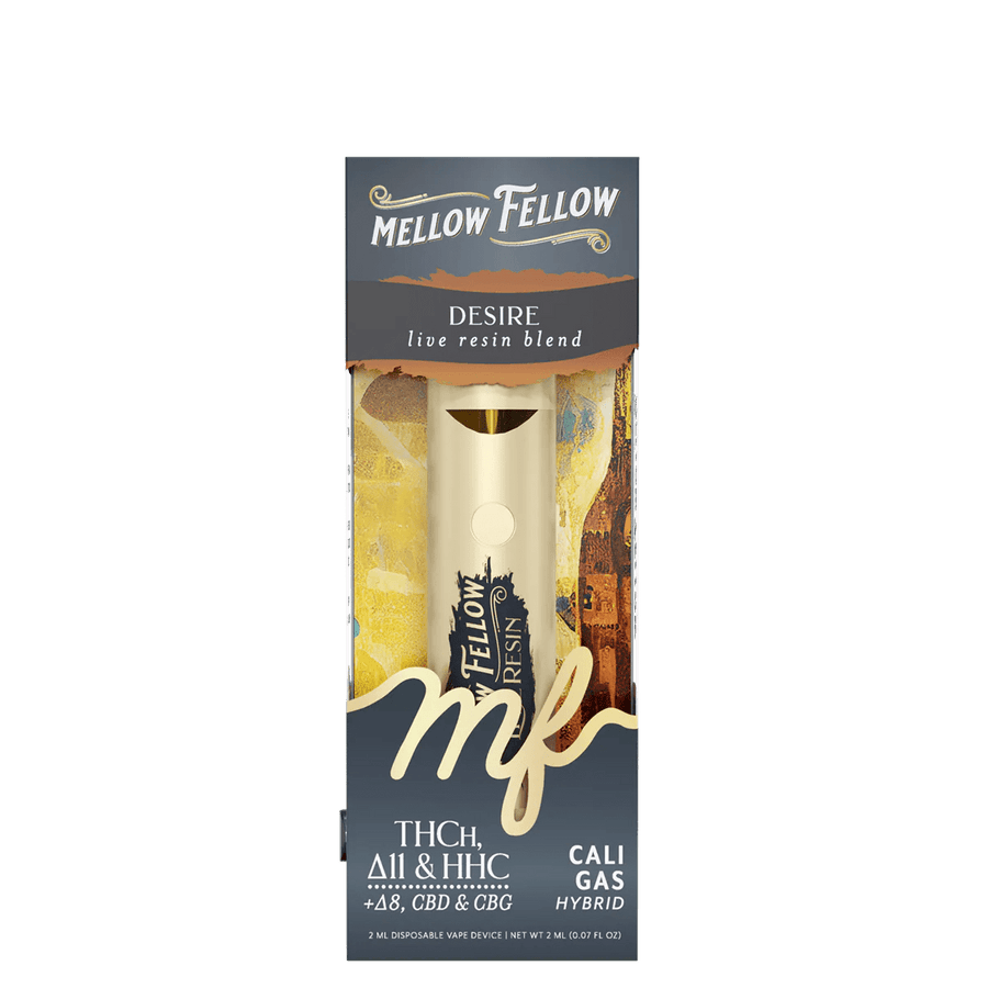 Desire Blend 2ml Live Resin Disposable Vape - Cali Gas (Hybrid) - Mellow Fellow