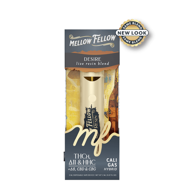 Desire Blend 2ml Live Resin Disposable Vape - Cali Gas (Hybrid) - Mellow Fellow