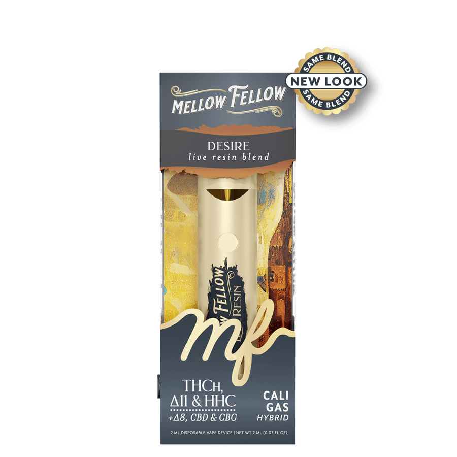 Desire Blend 2ml Live Resin Disposable Vape - Cali Gas (Hybrid) - Mellow Fellow