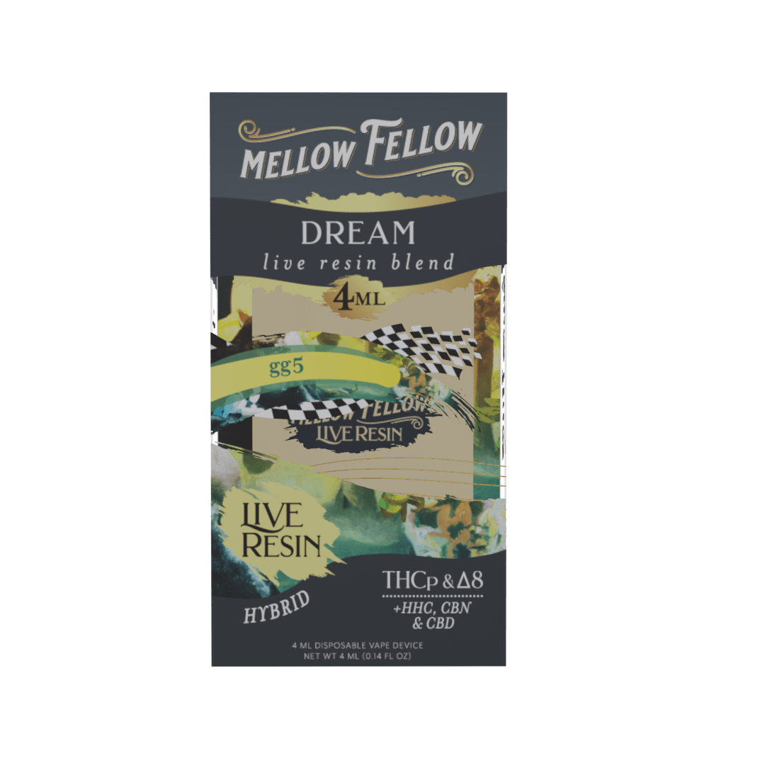 Dream Blend 4ml Live Resin Disposable Vape - GG5 (Hybrid) - Mellow Fellow