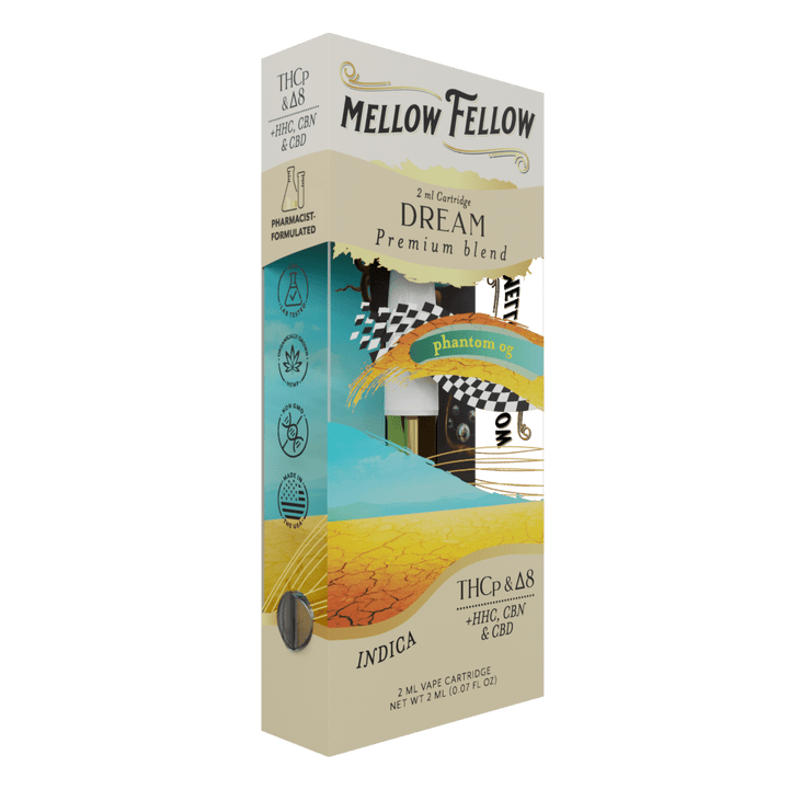 Dream Blend 2ml Vape Cartridge - Phantom OG (Indica) - Mellow Fellow