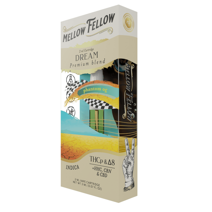 Dream Blend 2ml Vape Cartridge - Phantom OG (Indica) - Mellow Fellow