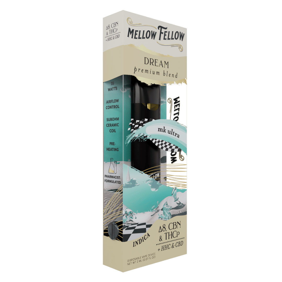 Dream Blend 2ml Disposable Vape - MK Ultra (Indica) - Mellow Fellow