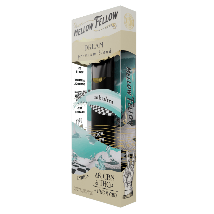 Dream Blend 2ml Disposable Vape - MK Ultra (Indica) - Mellow Fellow