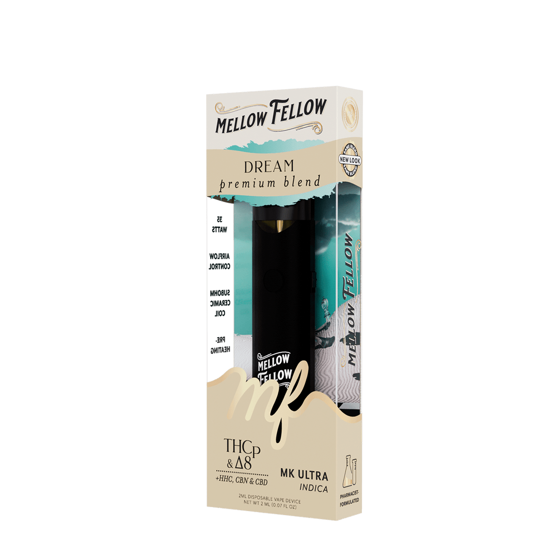 Dream Blend 2ml Disposable Vape - MK Ultra (Indica) - Mellow Fellow