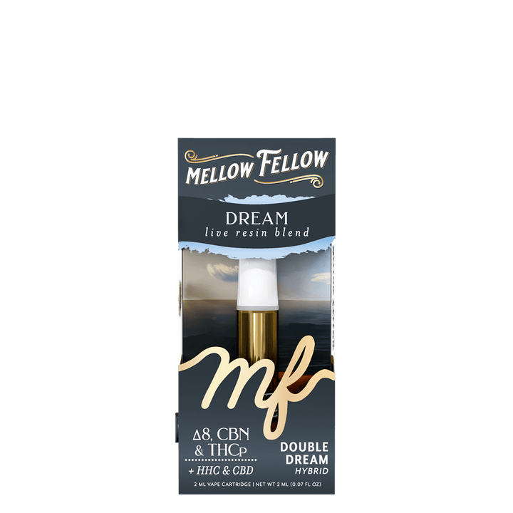 Dream Blend 2ml Live Resin Vape Cartridge - Double Dream (Hybrid) - Mellow Fellow