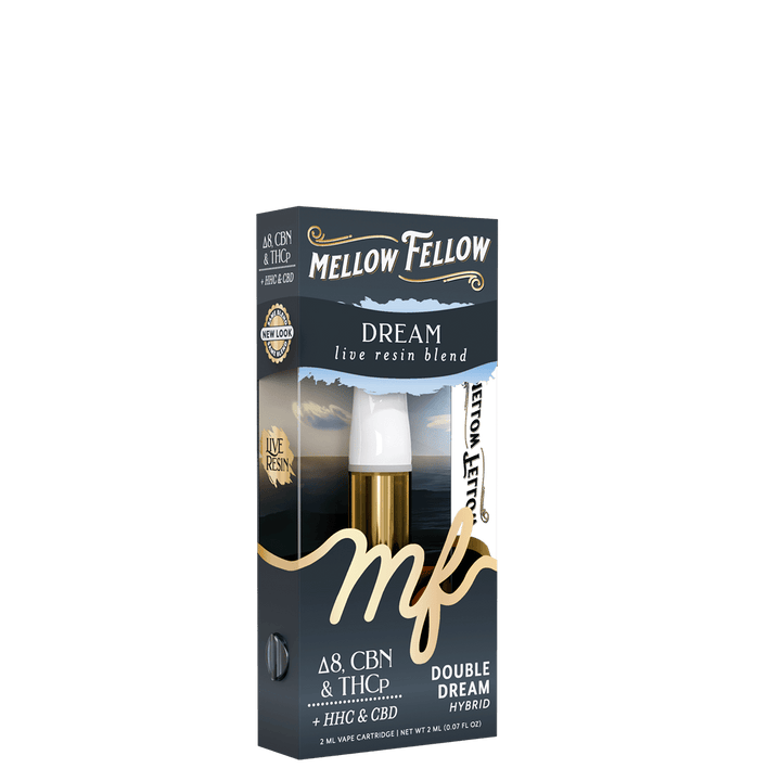 Dream Blend 2ml Live Resin Vape Cartridge - Double Dream (Hybrid) - Mellow Fellow