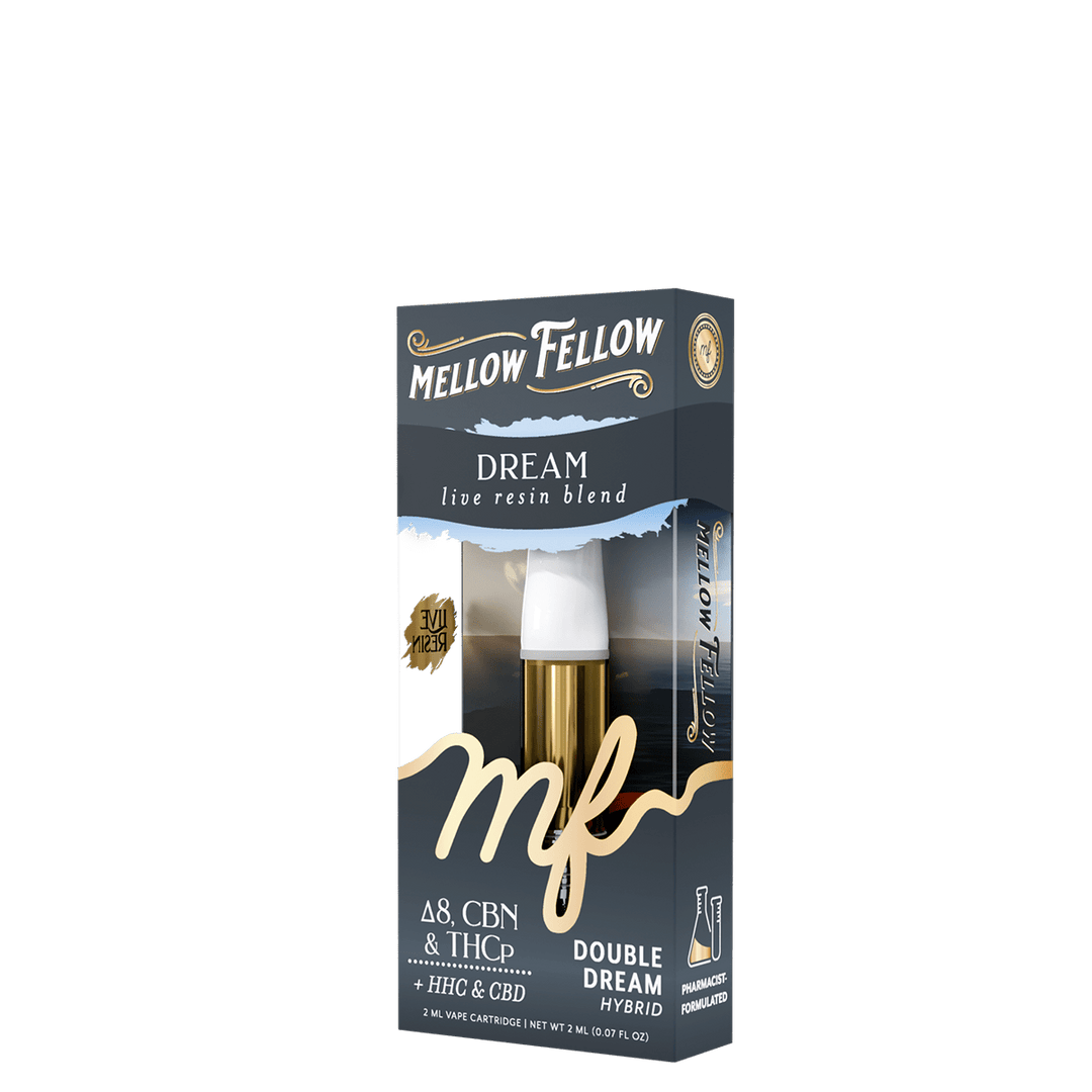 Dream Blend 2ml Live Resin Vape Cartridge - Double Dream (Hybrid) - Mellow Fellow