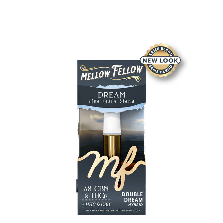 Dream Blend 2ml Live Resin Vape Cartridge - Double Dream (Hybrid) - Mellow Fellow