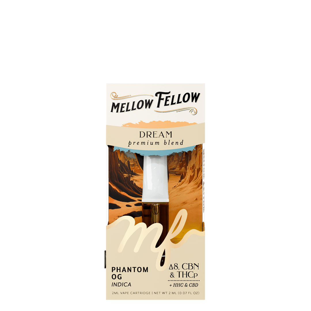 Dream Blend 2ml Vape Cartridge - Phantom OG (Indica) - Mellow Fellow