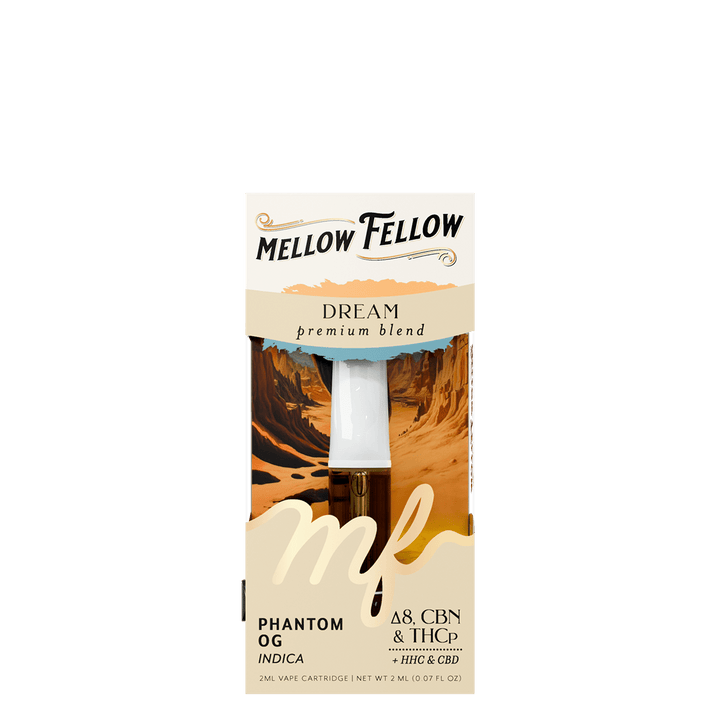 Dream Blend 2ml Vape Cartridge - Phantom OG (Indica) - Mellow Fellow