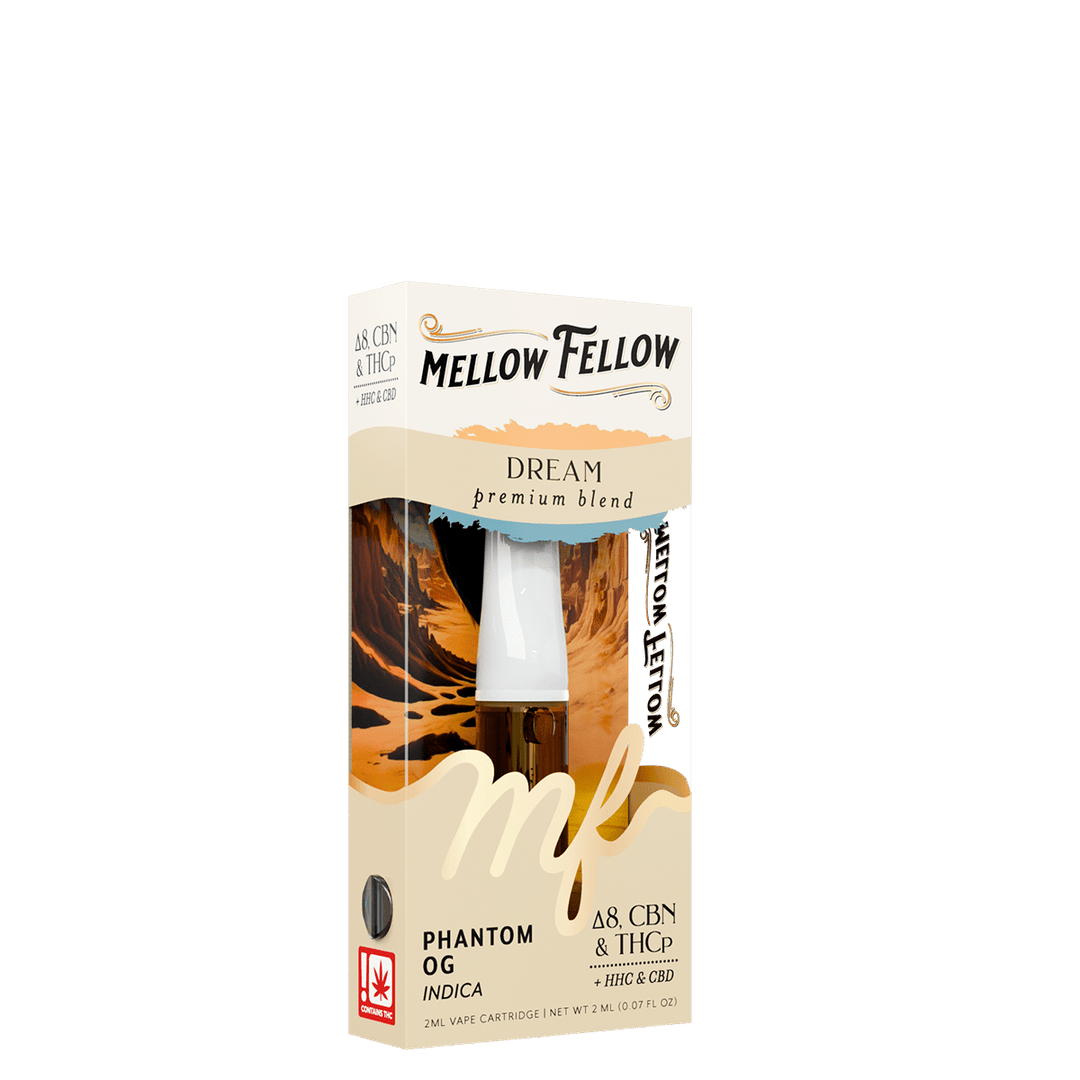 Dream Blend 2ml Vape Cartridge - Phantom OG (Indica) - Mellow Fellow