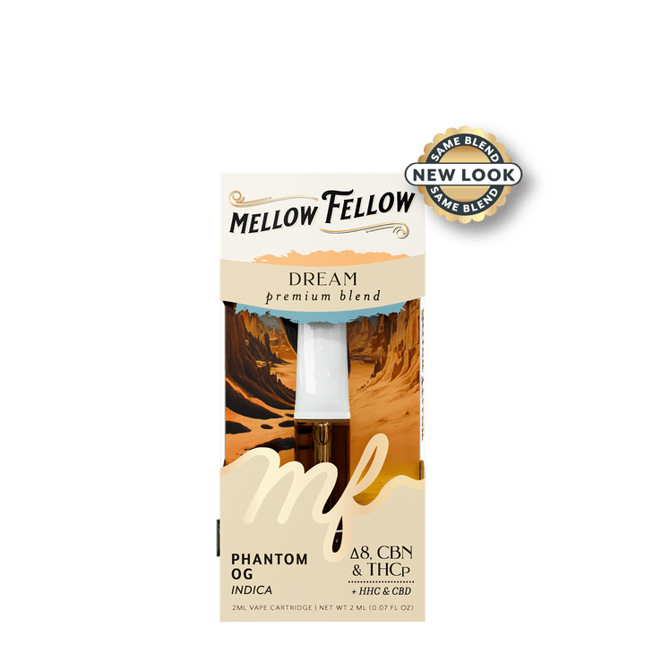 Dream Blend 2ml Vape Cartridge - Phantom OG (Indica) - Mellow Fellow