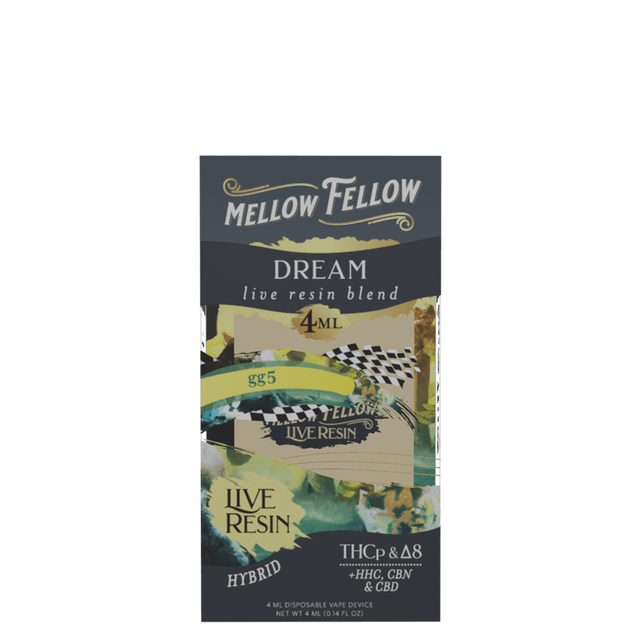 Dream Blend 4ml Live Resin Disposable Vape - GG5 (Hybrid) - Mellow Fellow