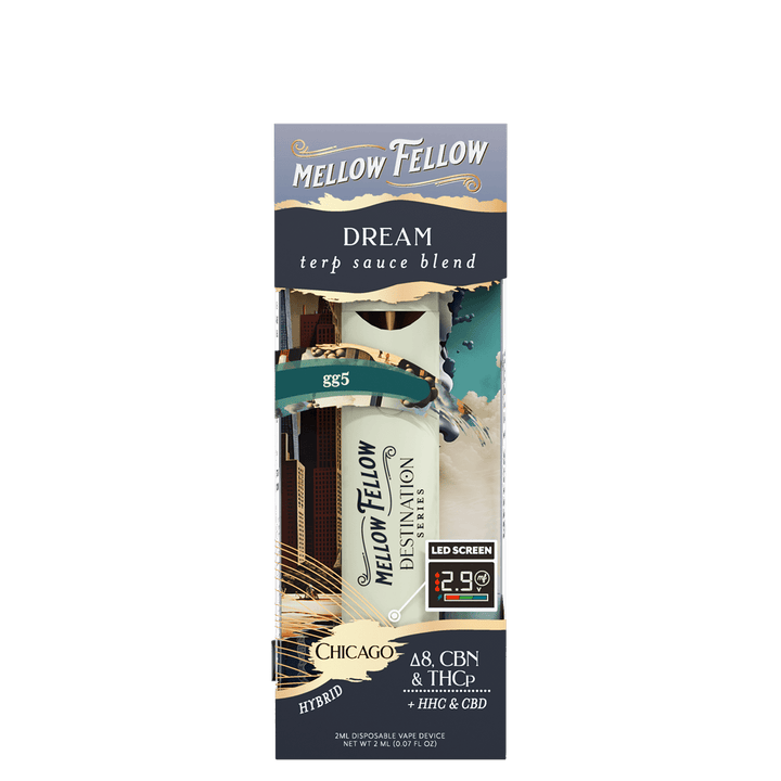 Dream Blend - Destination: Chicago - Terp Sauce 2ml Disposable Vape - GG5 (Hybrid) - Mellow Fellow