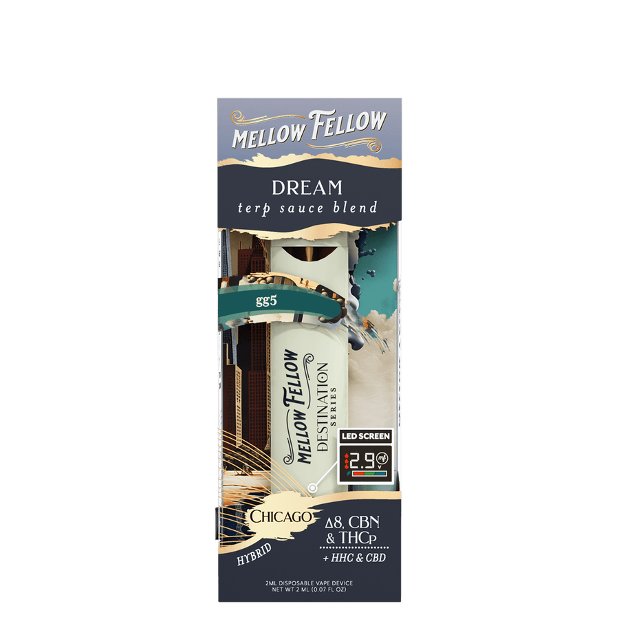 Dream Blend - Destination: Chicago - Terp Sauce 2ml Disposable Vape - GG5 (Hybrid) - Mellow Fellow