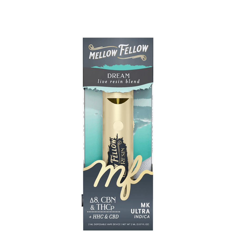 Dream Blend 2ml Live Resin Disposable Vape - MK Ultra (Indica) - Mellow Fellow