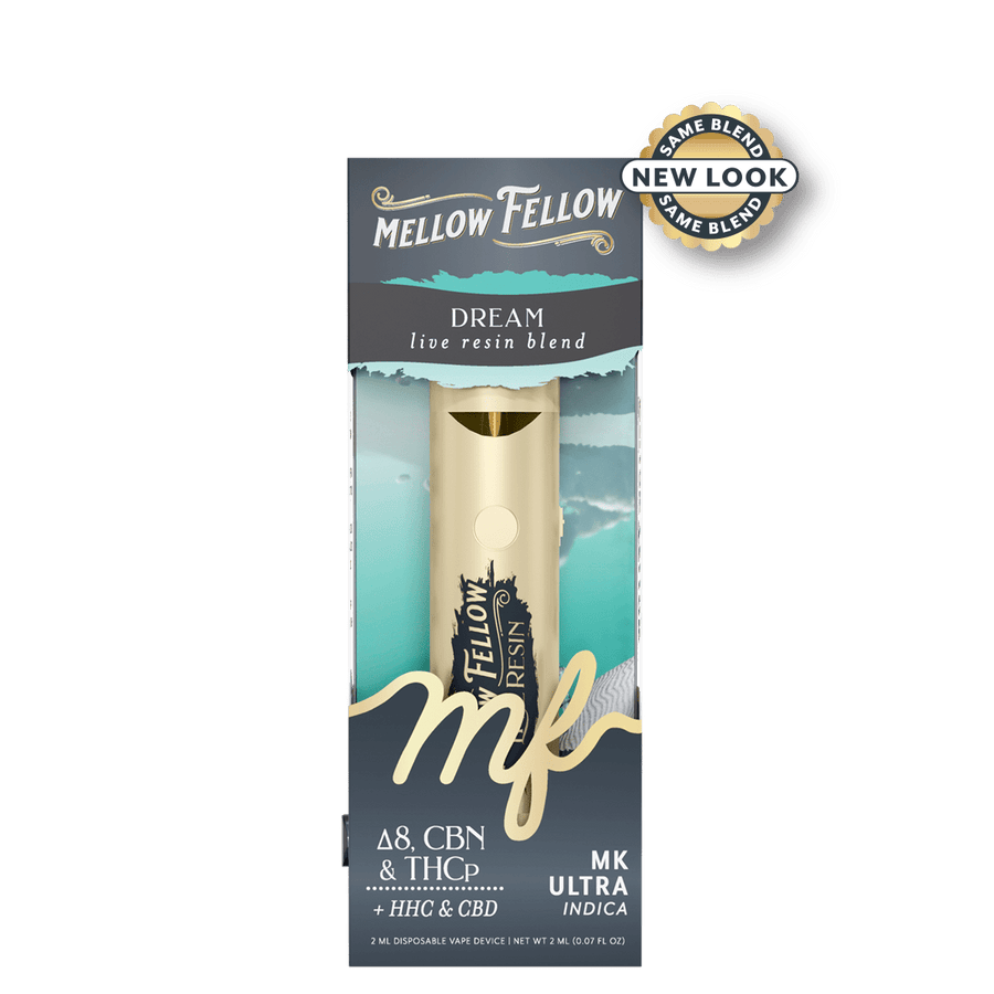 Dream Blend 2ml Live Resin Disposable Vape - MK Ultra (Indica) - Mellow Fellow