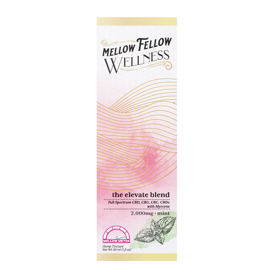 Wellness Tincture - Elevate Blend - Mint - 2000mg