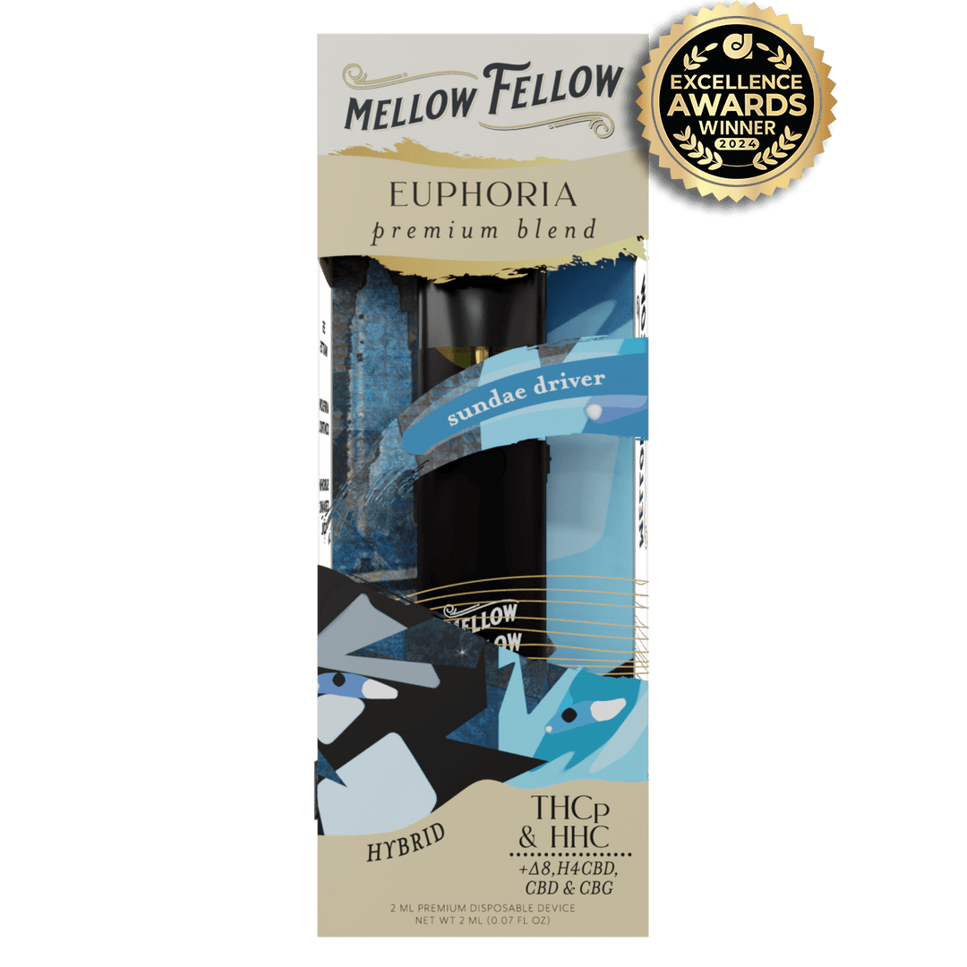 Euphoria Blend 2ml Disposable Vape - Sundae Driver (Hybrid) - Mellow Fellow