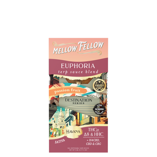 Euphoria Blend - Terp Sauce 5ml Disposable Vape - Passion Fruit (Sativa)
