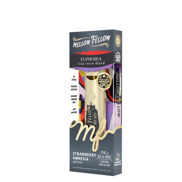 Euphoria Blend 2ml Live Resin Disposable Vape Strawberry Amnesia