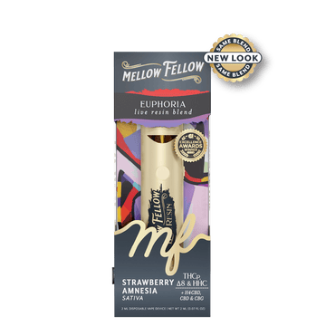 Euphoria Blend 2ml Live Resin Disposable Vape Strawberry Amnesia