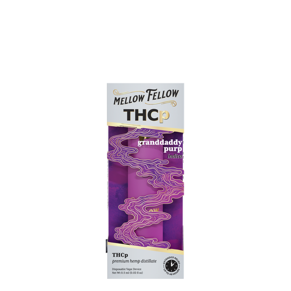 THCp 0.5g Disposable Vape - Granddaddy Purp (Indica)