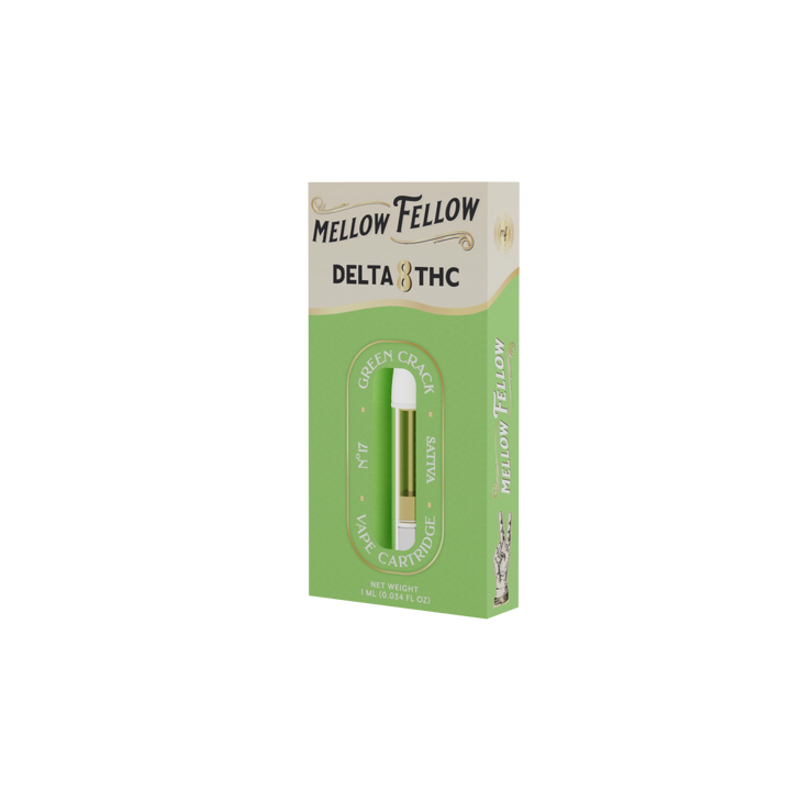 Delta 8 1ml Vape Cartridge - Green Crack (Sativa)