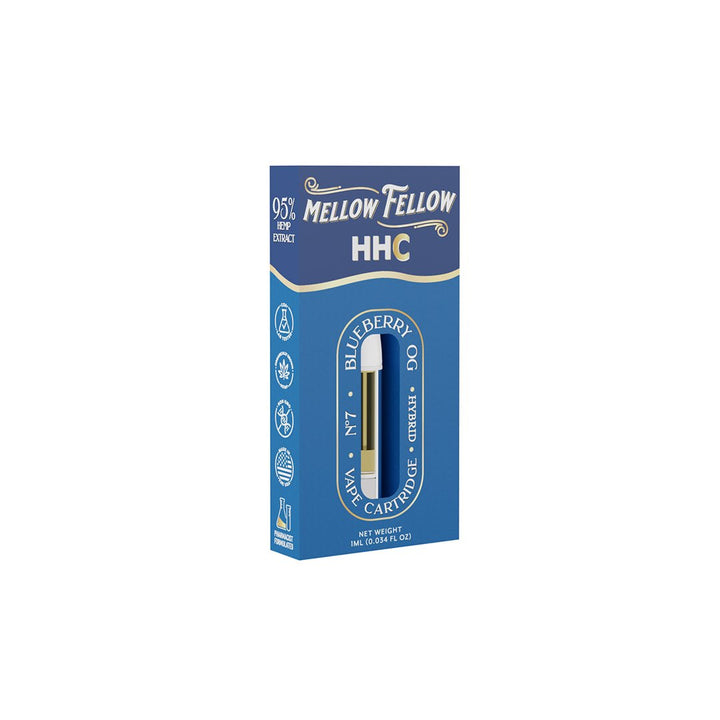 HHC 1ml Vape Cartridge - Blueberry OG (Hybrid) - Mellow Fellow