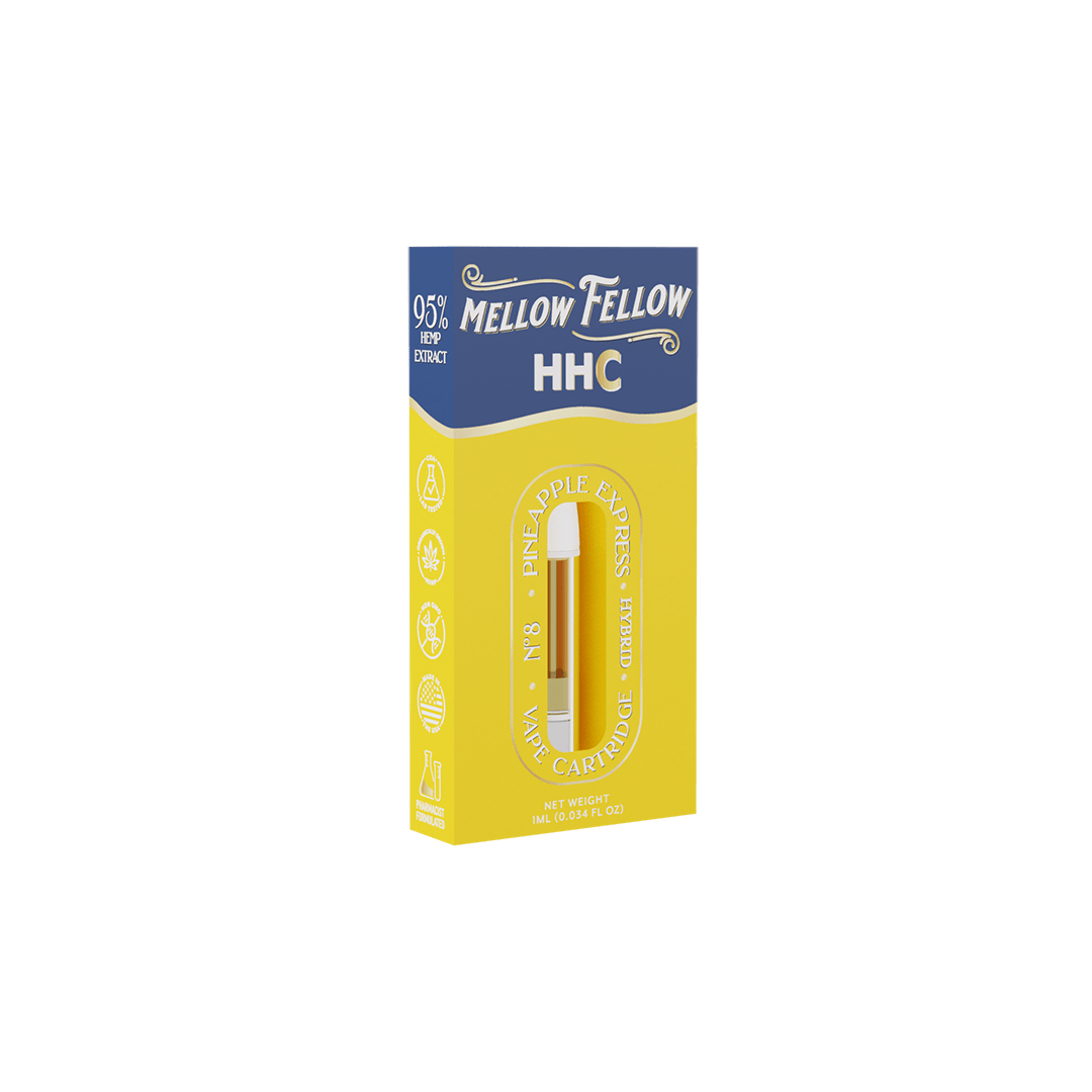 HHC 1ml Vape Cartridge - Pineapple Express (Hybrid) - Mellow Fellow