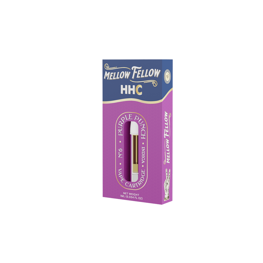 HHC 1ml Vape Cartridge - Purple Punch (Indica) - Mellow Fellow