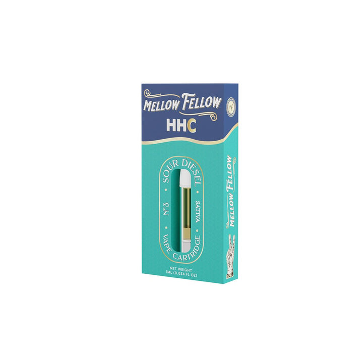 HHC 1ml Vape Cartridge - Sour Diesel (Sativa) - Mellow Fellow