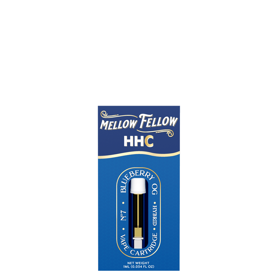 HHC 1ml Vape Cartridge - Blueberry OG (Hybrid) - Mellow Fellow